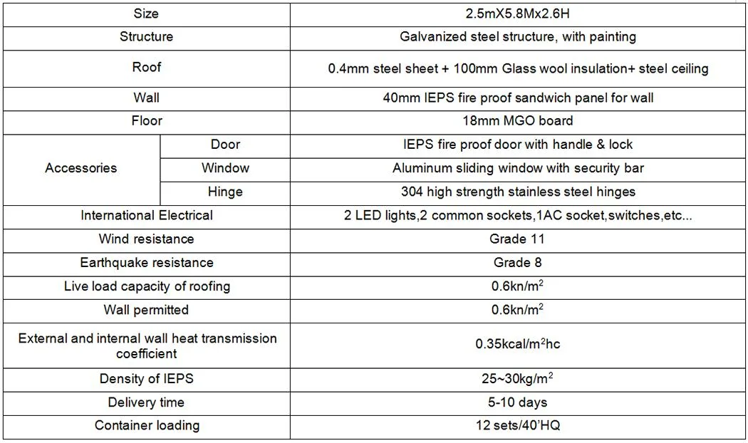 Easy Build Movable House Recyclable Mobile Foldable Shipping Container House for Storage Room/ Workshop Portable Home From China