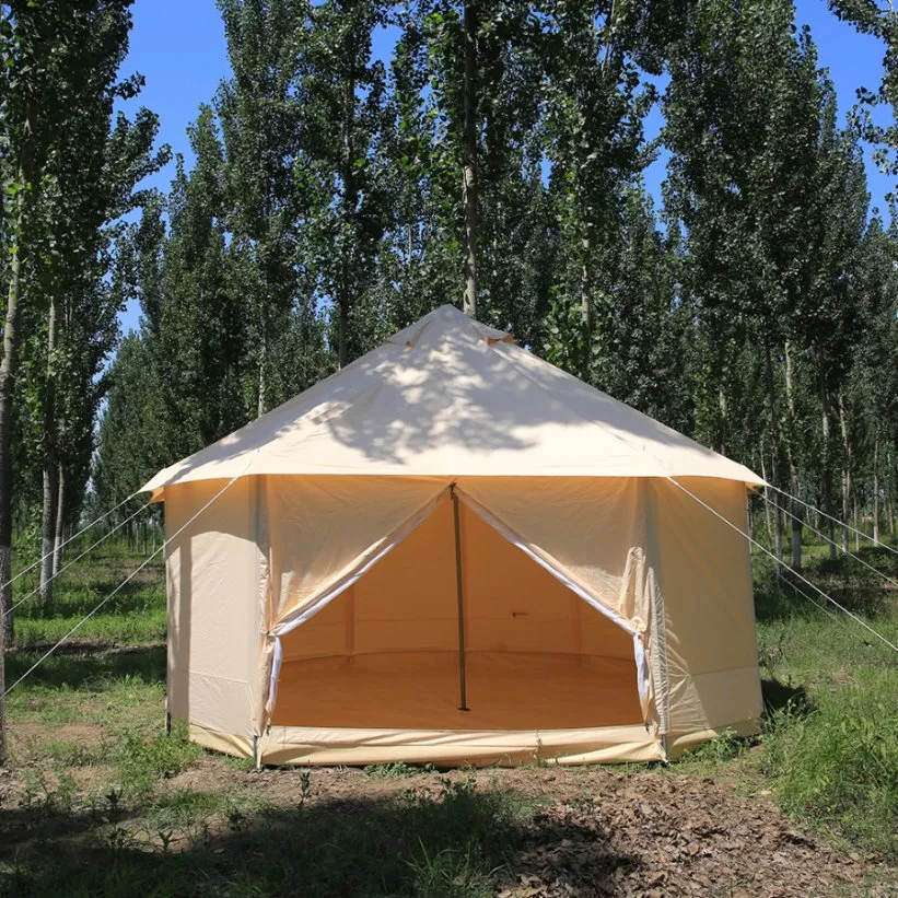 Mongolian Waterproof Outdoor Family Camping Yurt Tents for Sale