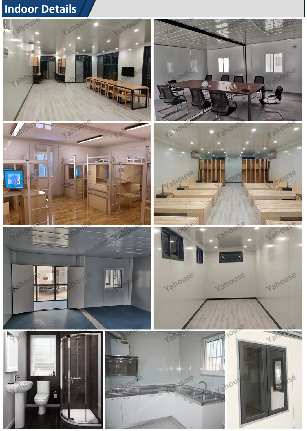 Architect Designed Mobile Luxury Portable Prefab Steel Container Caravan Tiny Home Construction Modular Prefabricated Movable Villa Camp Wooden Container House