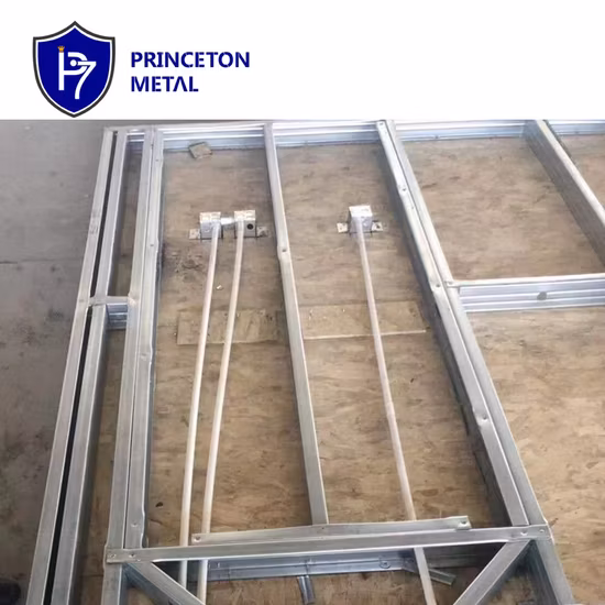 가벼운 강철 프레임을 갖춘 조립식 주택의 설계 및 제조